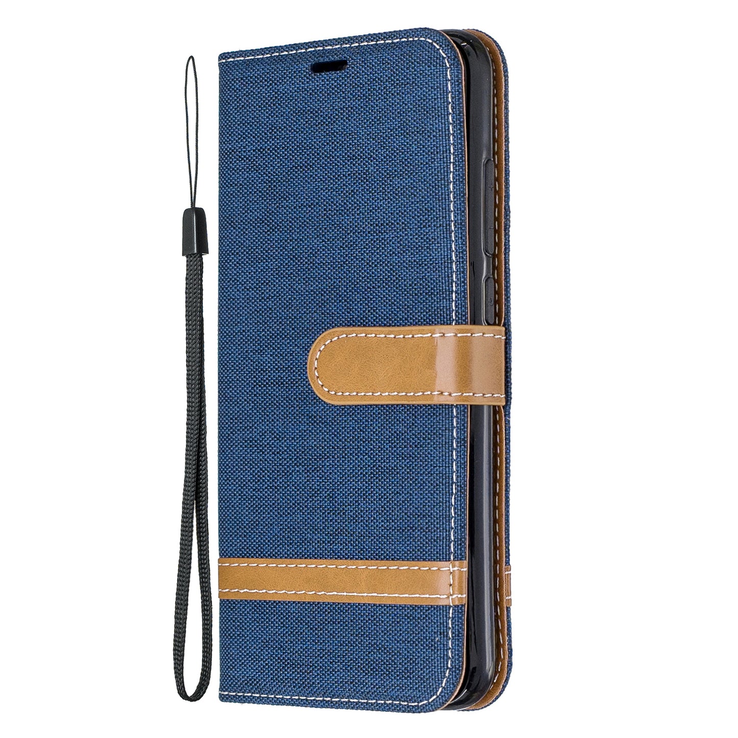Assorted Color Jeans Cloth Leather Wallet Shell for Xiaomi Redmi Note 8