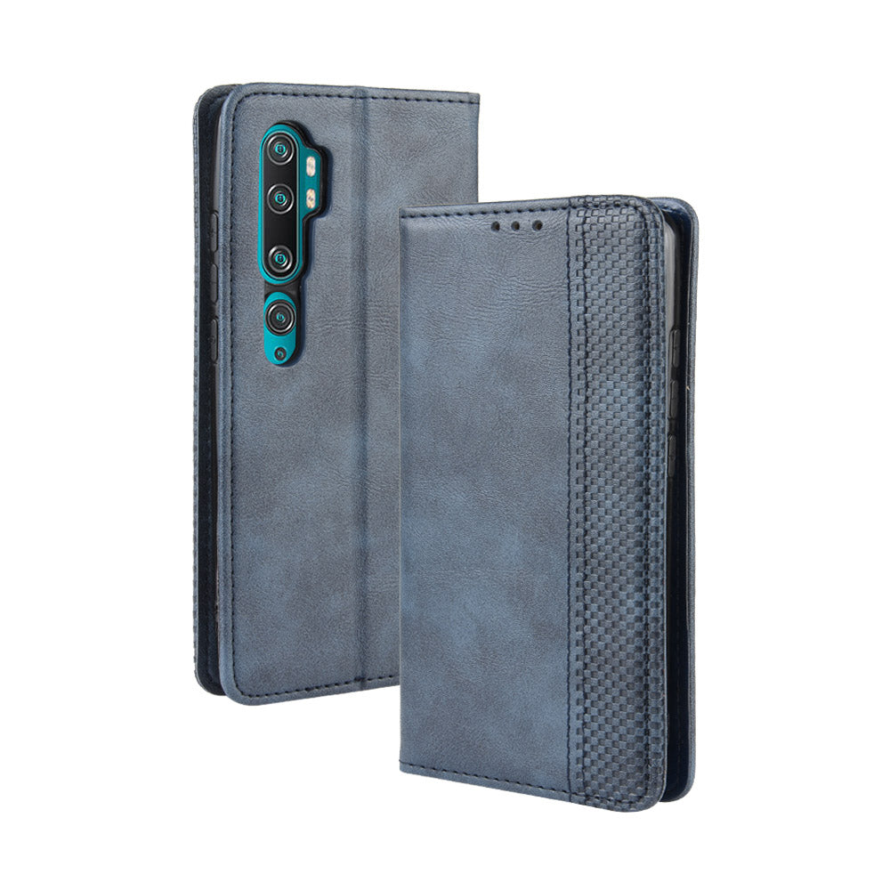 Retro PU Leather Cell Shell Casing for Xiaomi Mi Note 10/Note 10 Pro/CC9 Pro