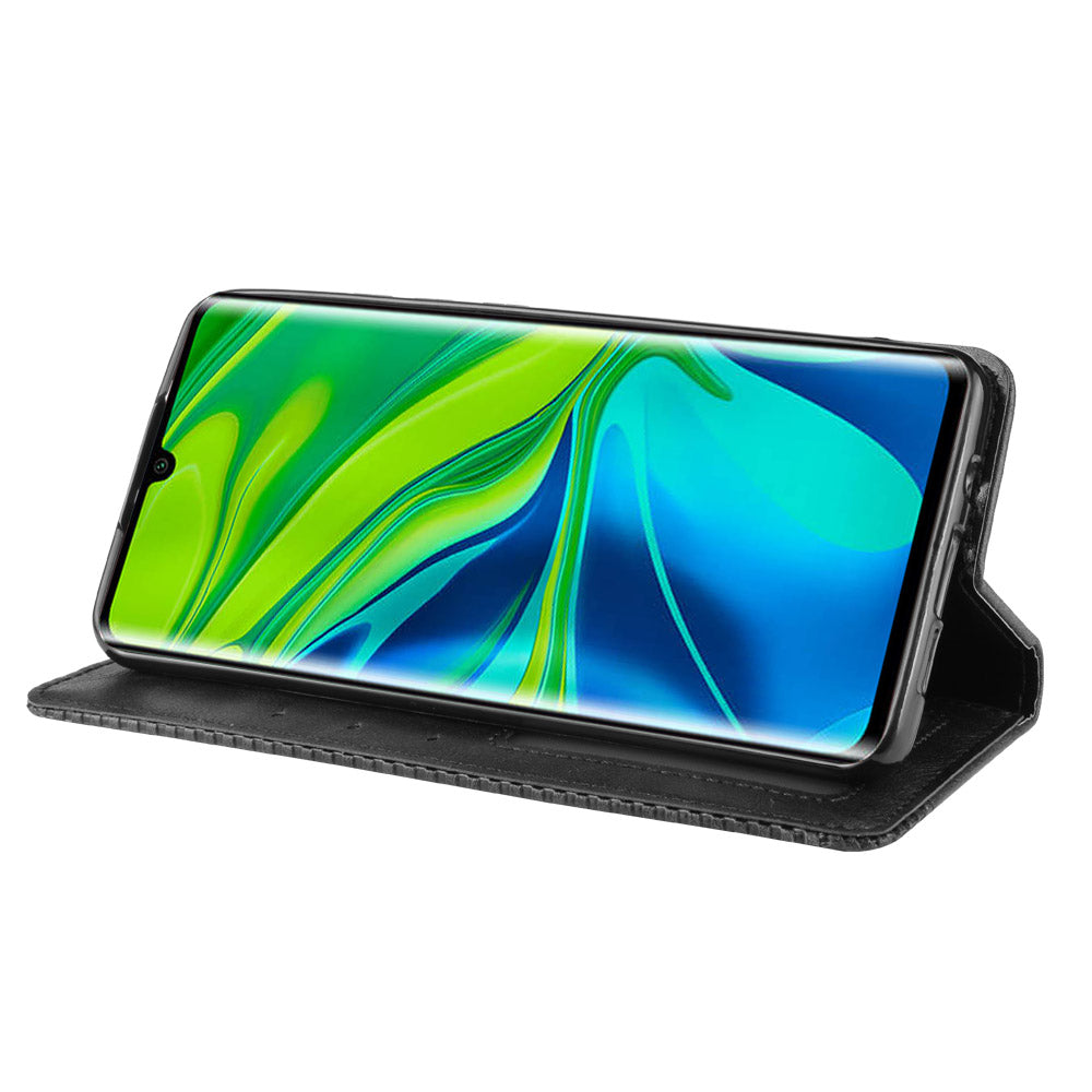 Retro PU Leather Cell Shell Casing for Xiaomi Mi Note 10/Note 10 Pro/CC9 Pro