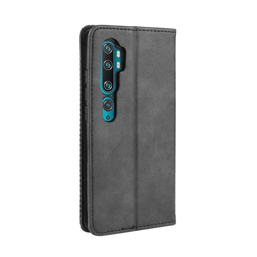 Retro PU Leather Cell Shell Casing for Xiaomi Mi Note 10/Note 10 Pro/CC9 Pro