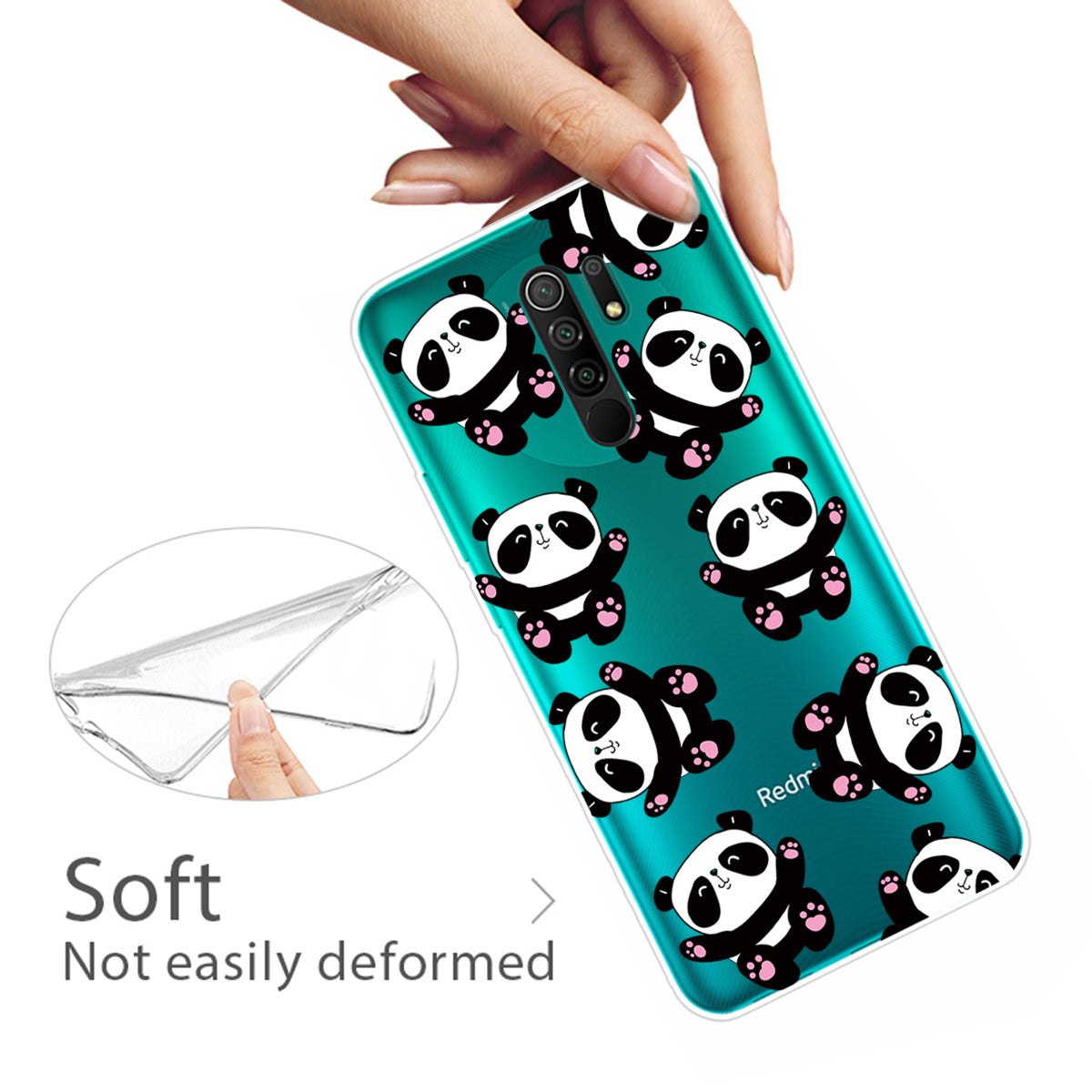 Pattern Printing Soft TPU Mobile Phone Case for Xiaomi Redmi 9