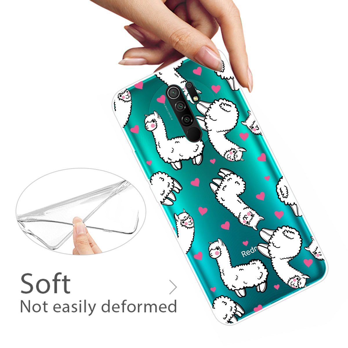 Pattern Printing Soft TPU Mobile Phone Case for Xiaomi Redmi 9