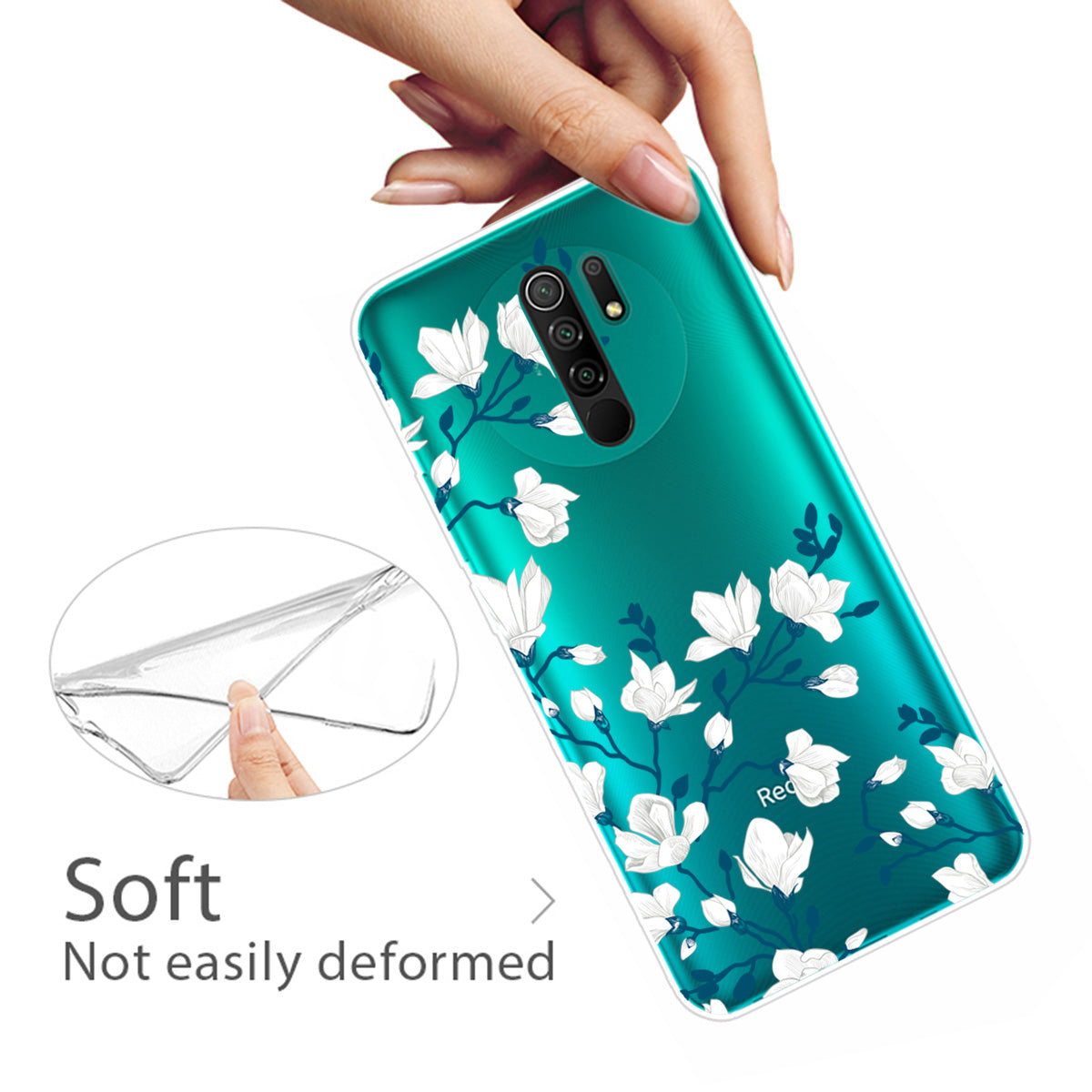 Pattern Printing Soft TPU Mobile Phone Case for Xiaomi Redmi 9