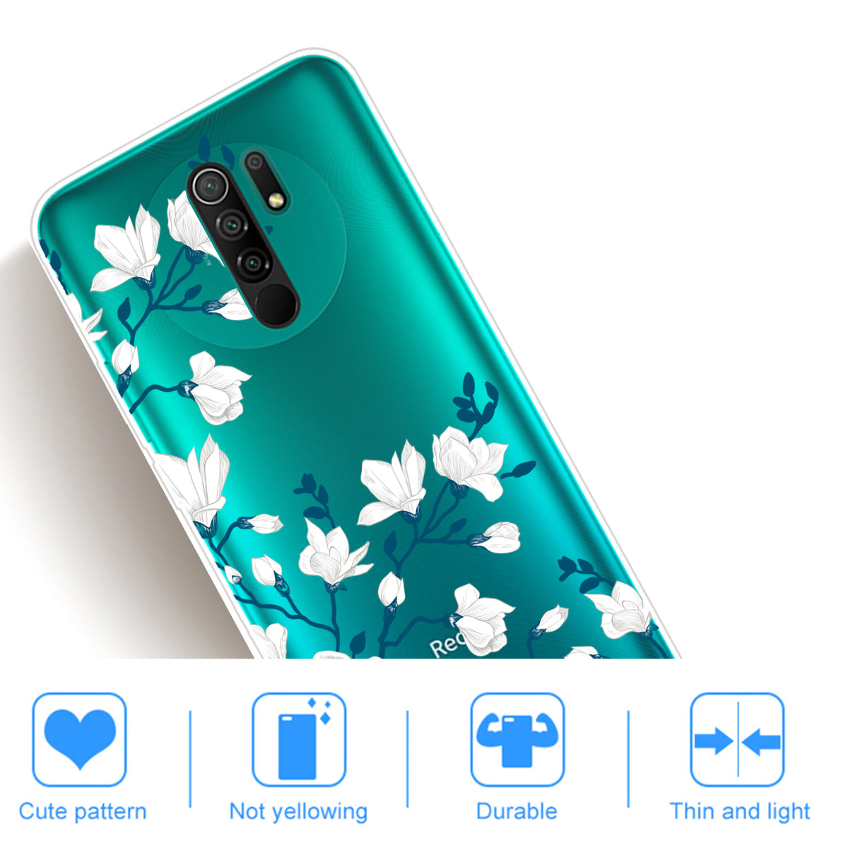 Pattern Printing Soft TPU Mobile Phone Case for Xiaomi Redmi 9