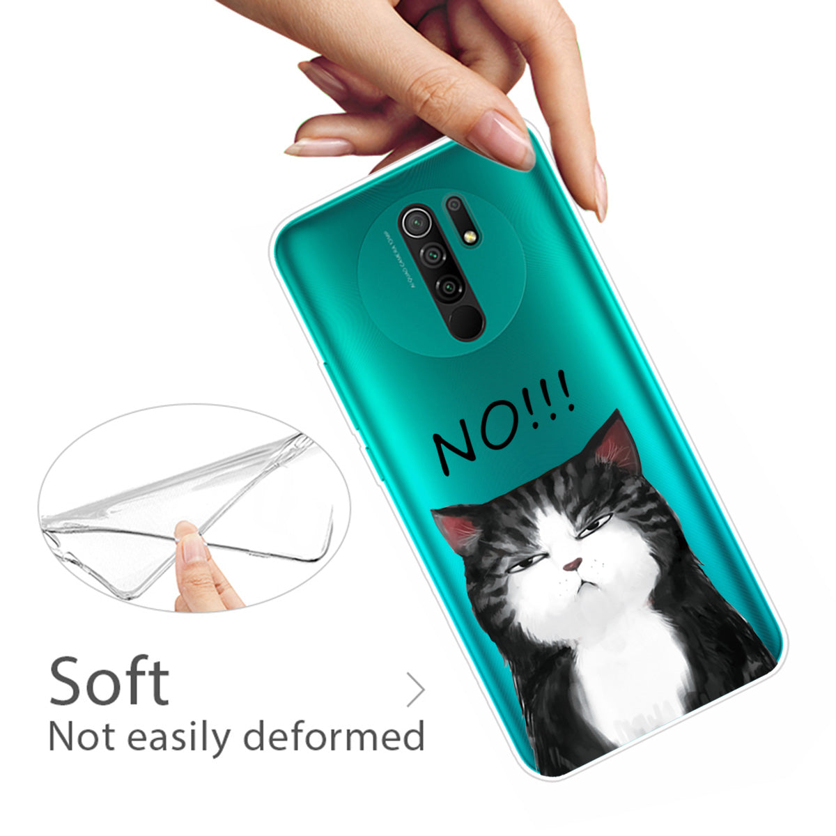 Pattern Printing Soft TPU Mobile Phone Case for Xiaomi Redmi 9