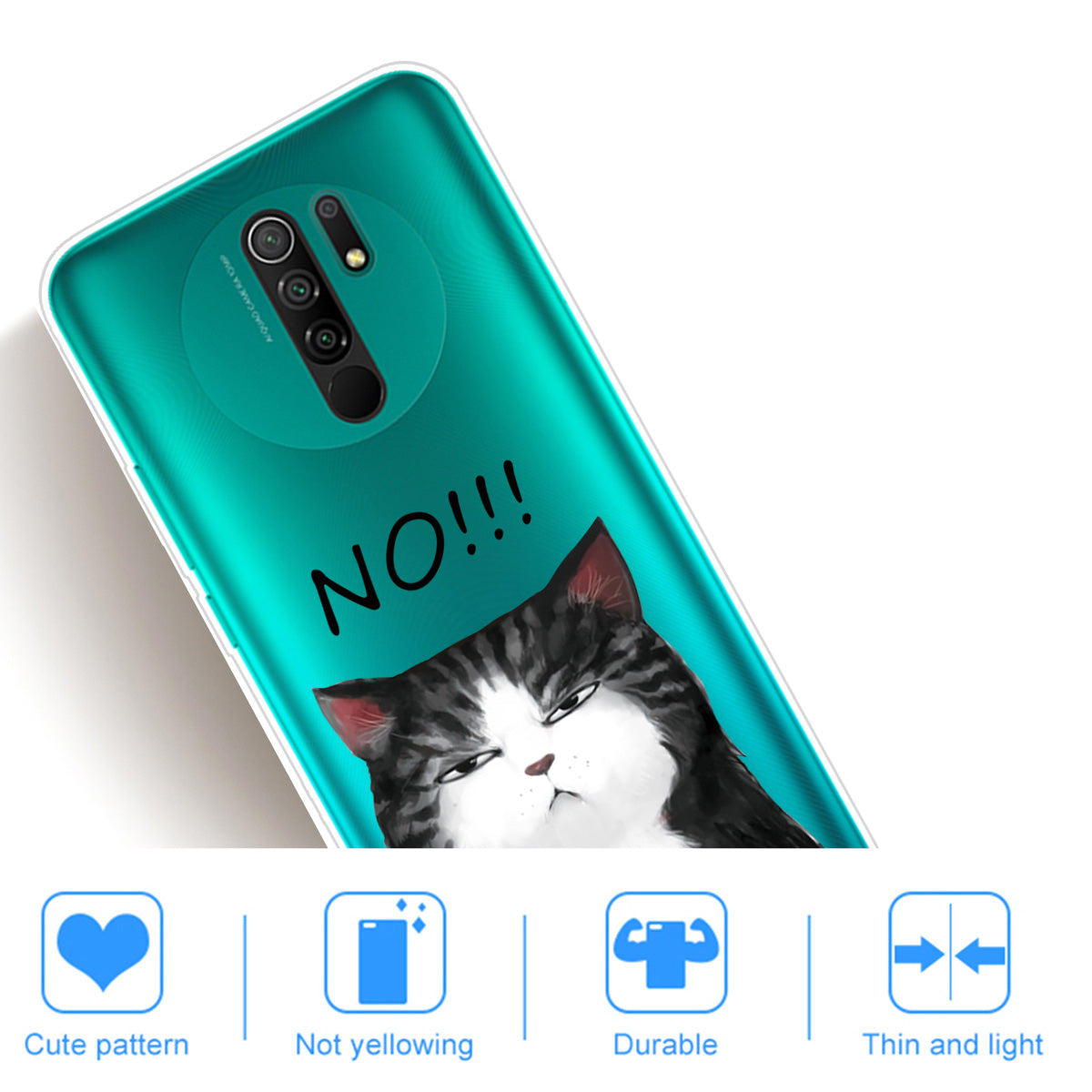 Pattern Printing Soft TPU Mobile Phone Case for Xiaomi Redmi 9