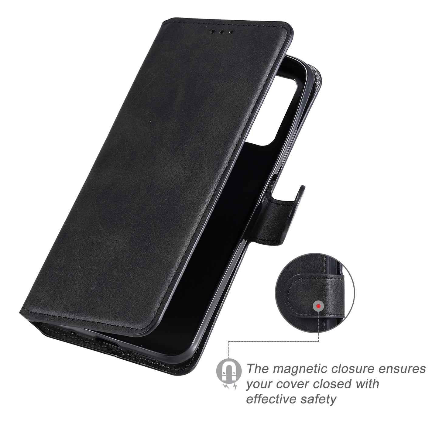 Classic Wallet Stand Flip Leather Phone Case for Xiaomi Poco M3 / Redmi Note 9 4G (Qualcomm Snapdragon 662) / Redmi 9T / Redmi 9 Power