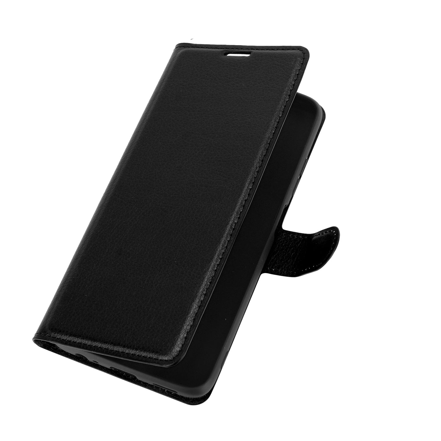 Wallet Design Folio Flip Litchi Texture Leather Phone Case with Stand for Xiaomi Redmi Note 9 5G/Note 9T 5G