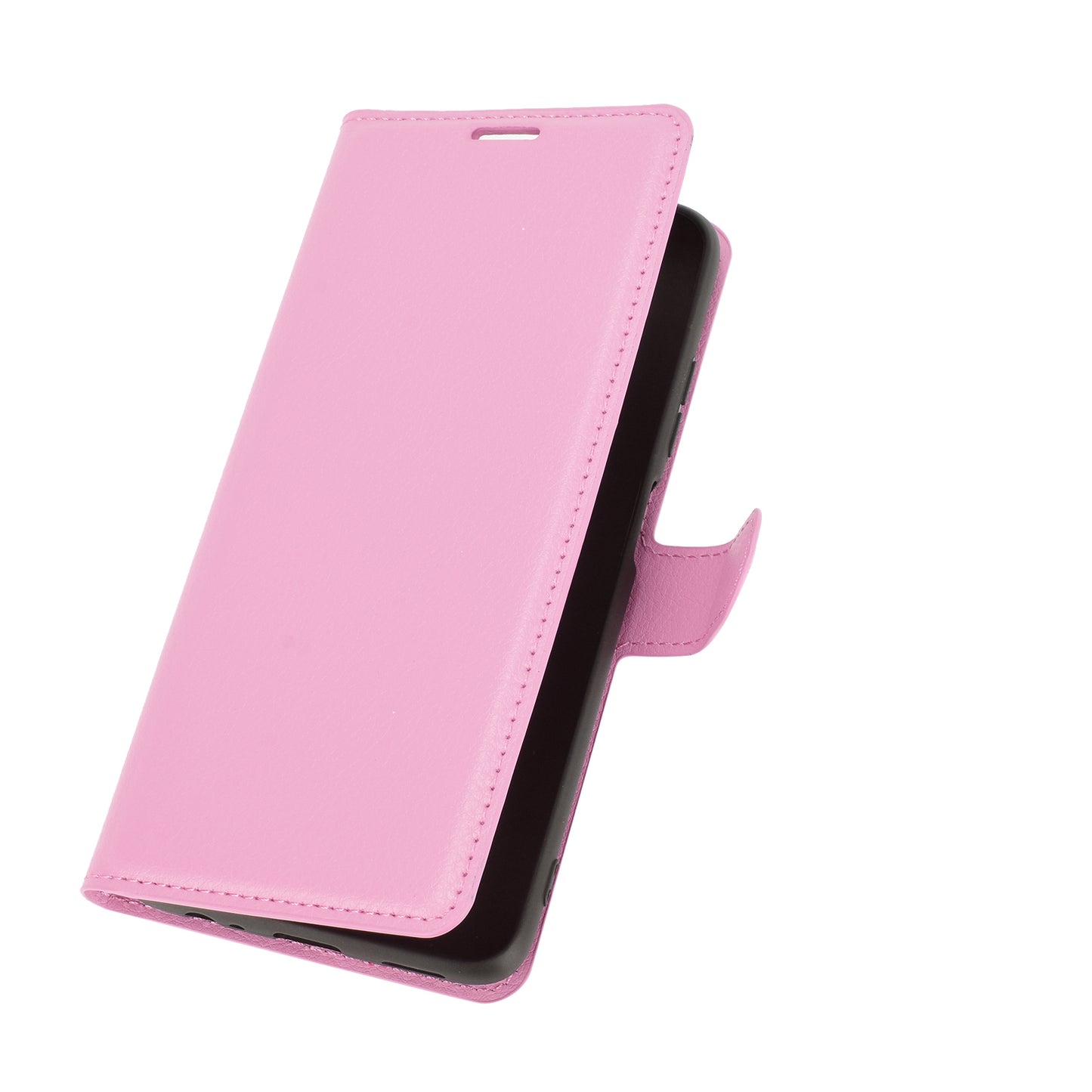 Wallet Design Folio Flip Litchi Texture Leather Phone Case with Stand for Xiaomi Redmi Note 9 5G/Note 9T 5G