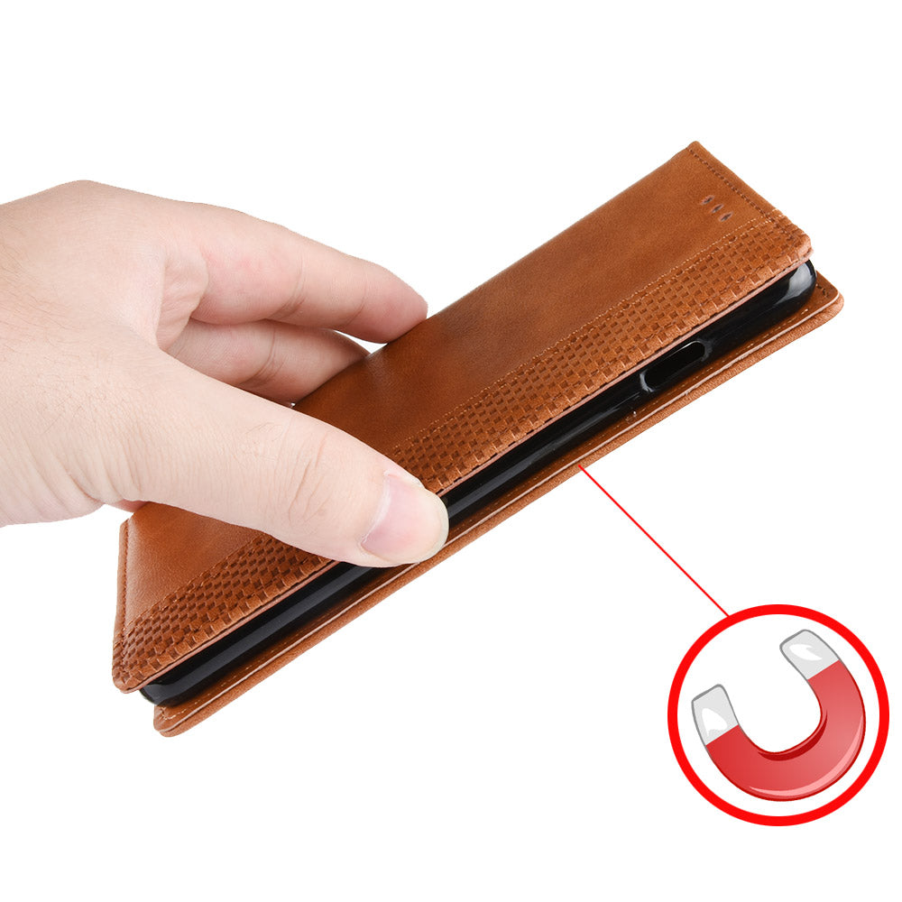 Vintage Style Phone Case Wallet Stand Magnetic Closure Leather Cover for Xiaomi Mi 11 Pro