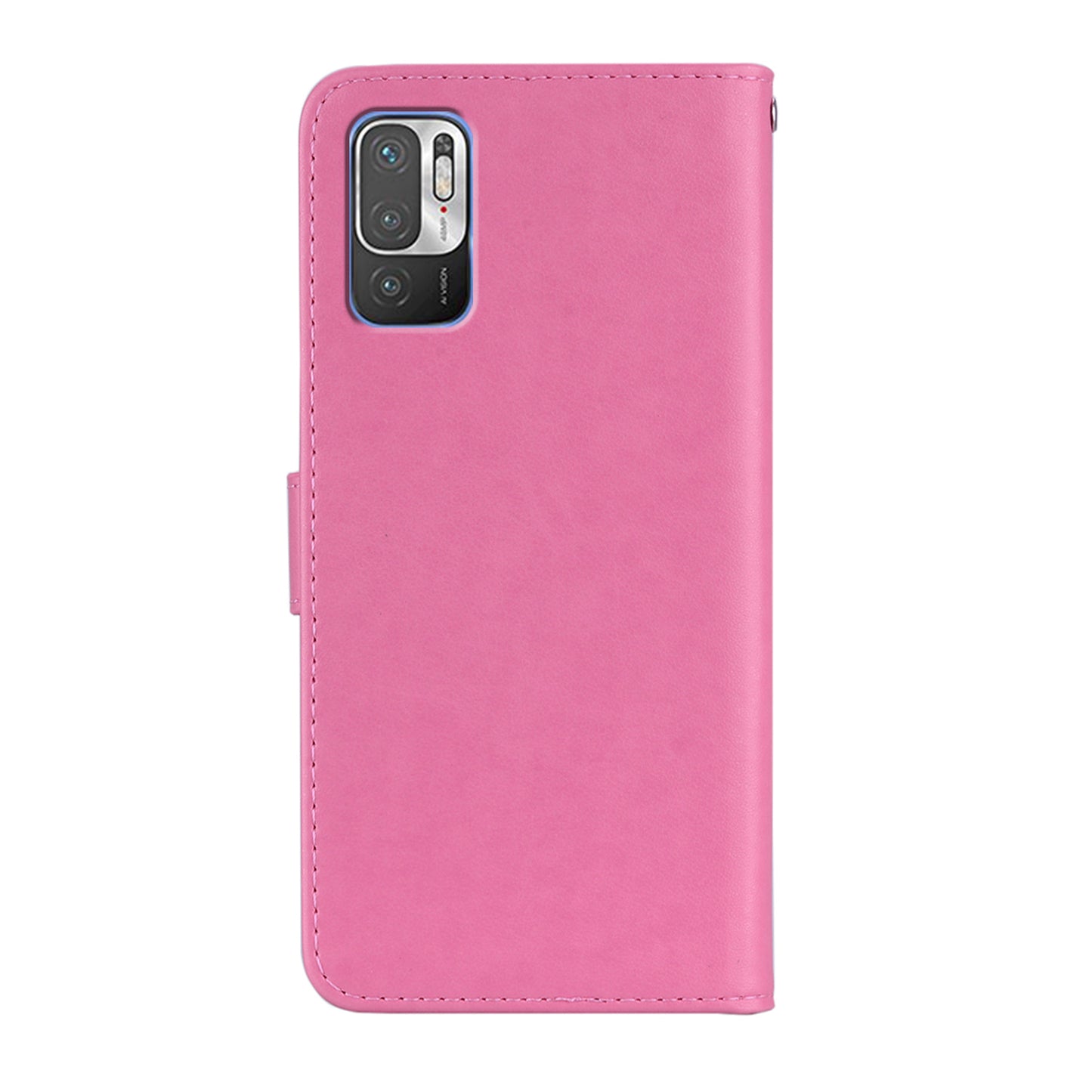 Owl Imprint Rhinestone Decor Leather Phone Cover for Xiaomi Redmi Note 10 5G/Poco M3 Pro 5G/4G