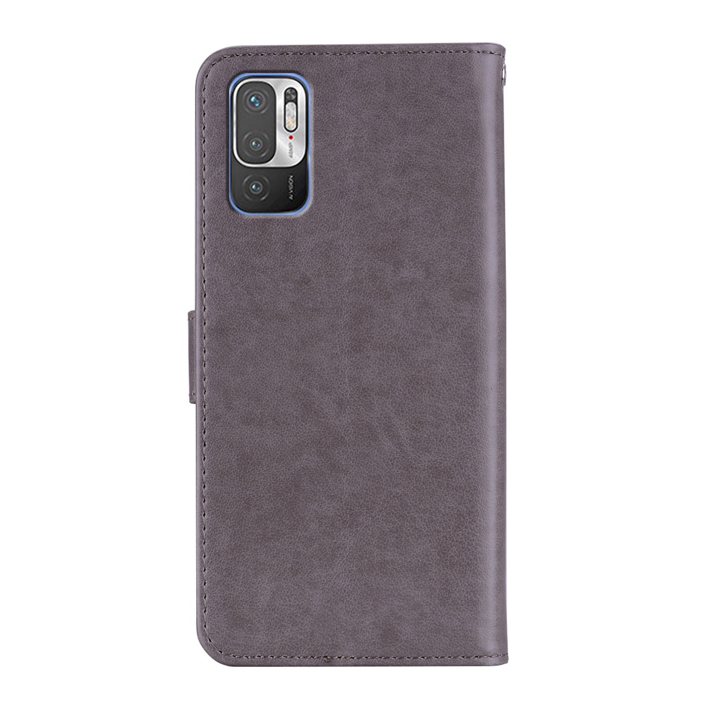 Owl Imprint Rhinestone Decor Leather Phone Cover for Xiaomi Redmi Note 10 5G/Poco M3 Pro 5G/4G