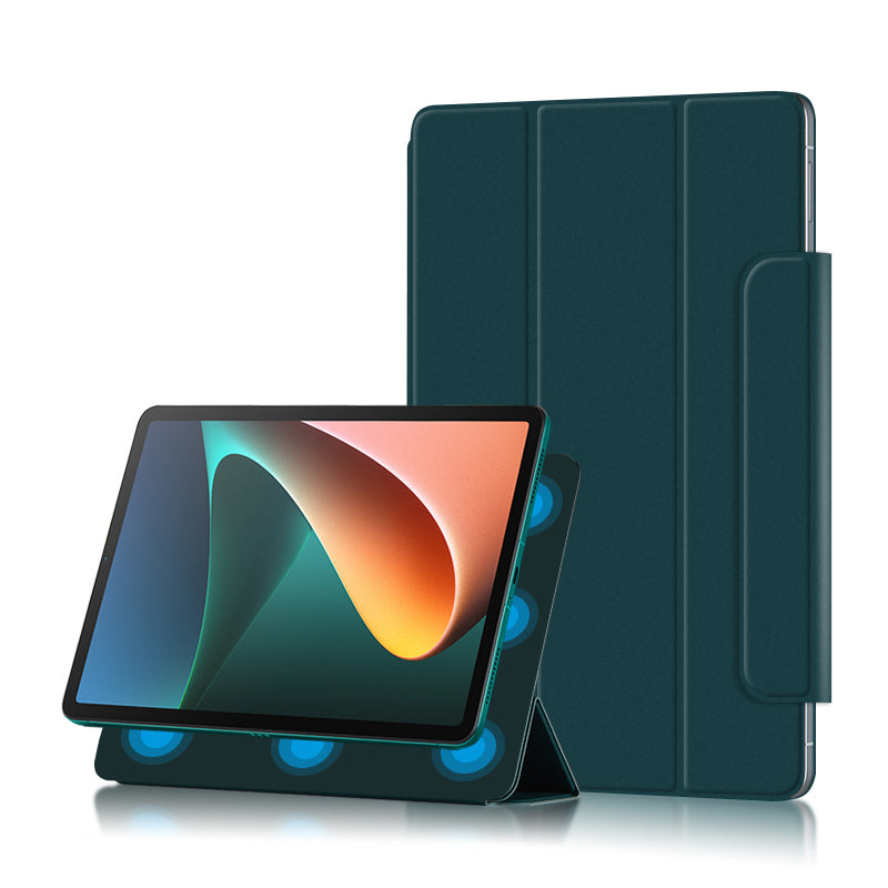 Lightweight Trifold Stand PU Leather Shell Book Cover with Magnetic Clasp for Xiaomi Pad 5 / Pad 5 Pro