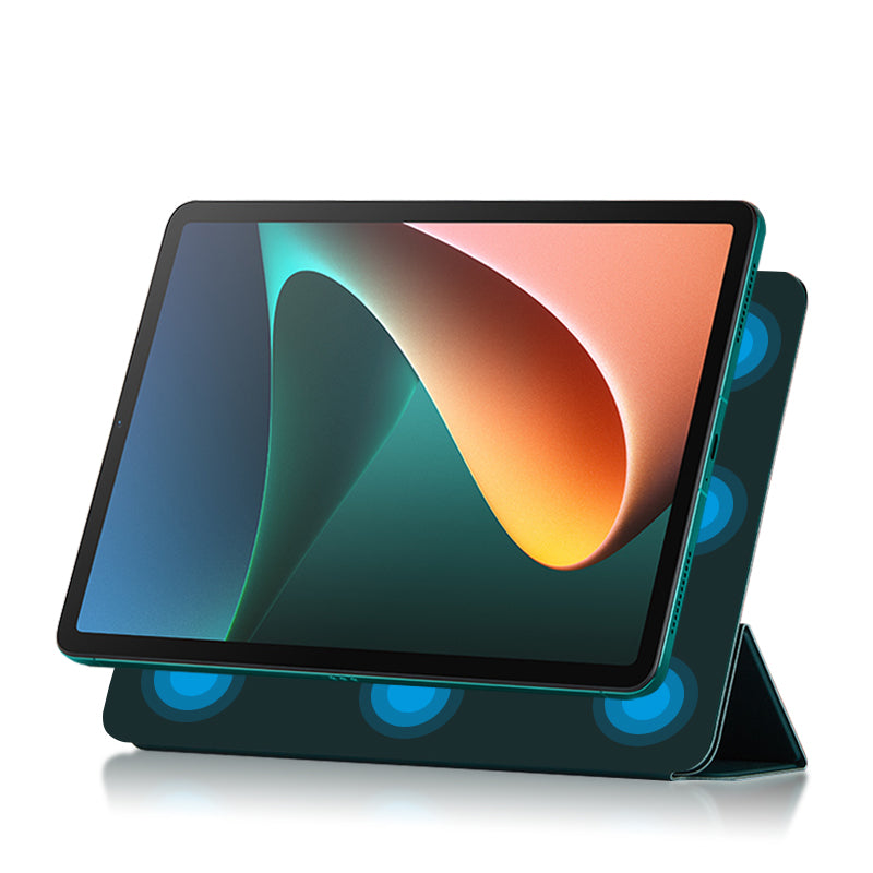Lightweight Trifold Stand PU Leather Shell Book Cover with Magnetic Clasp for Xiaomi Pad 5 / Pad 5 Pro