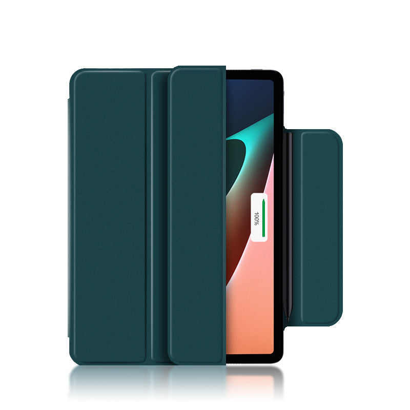 Lightweight Trifold Stand PU Leather Shell Book Cover with Magnetic Clasp for Xiaomi Pad 5 / Pad 5 Pro