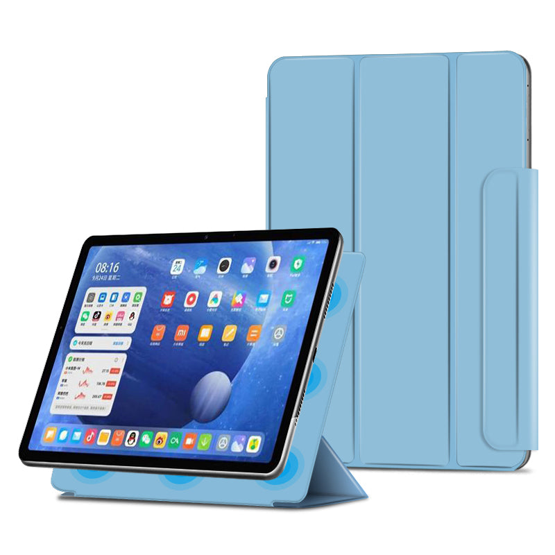 Lightweight Trifold Stand PU Leather Shell Book Cover with Magnetic Clasp for Xiaomi Pad 5 / Pad 5 Pro