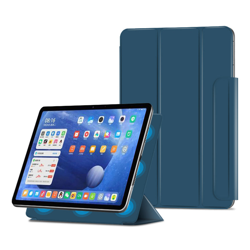 Lightweight Trifold Stand PU Leather Shell Book Cover with Magnetic Clasp for Xiaomi Pad 5 / Pad 5 Pro