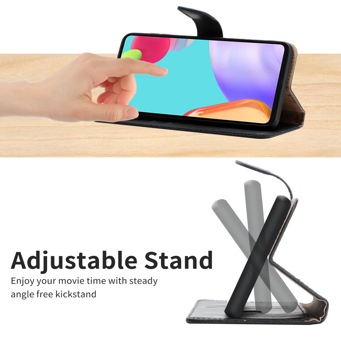 Nappa Texture Genuine Leather Drop-resistant Phone Stand Shell Wallet Case for Xiaomi Redmi Note 11 4G (MediaTek)/10 4G (2021)/10 2022 4G/10 Prime