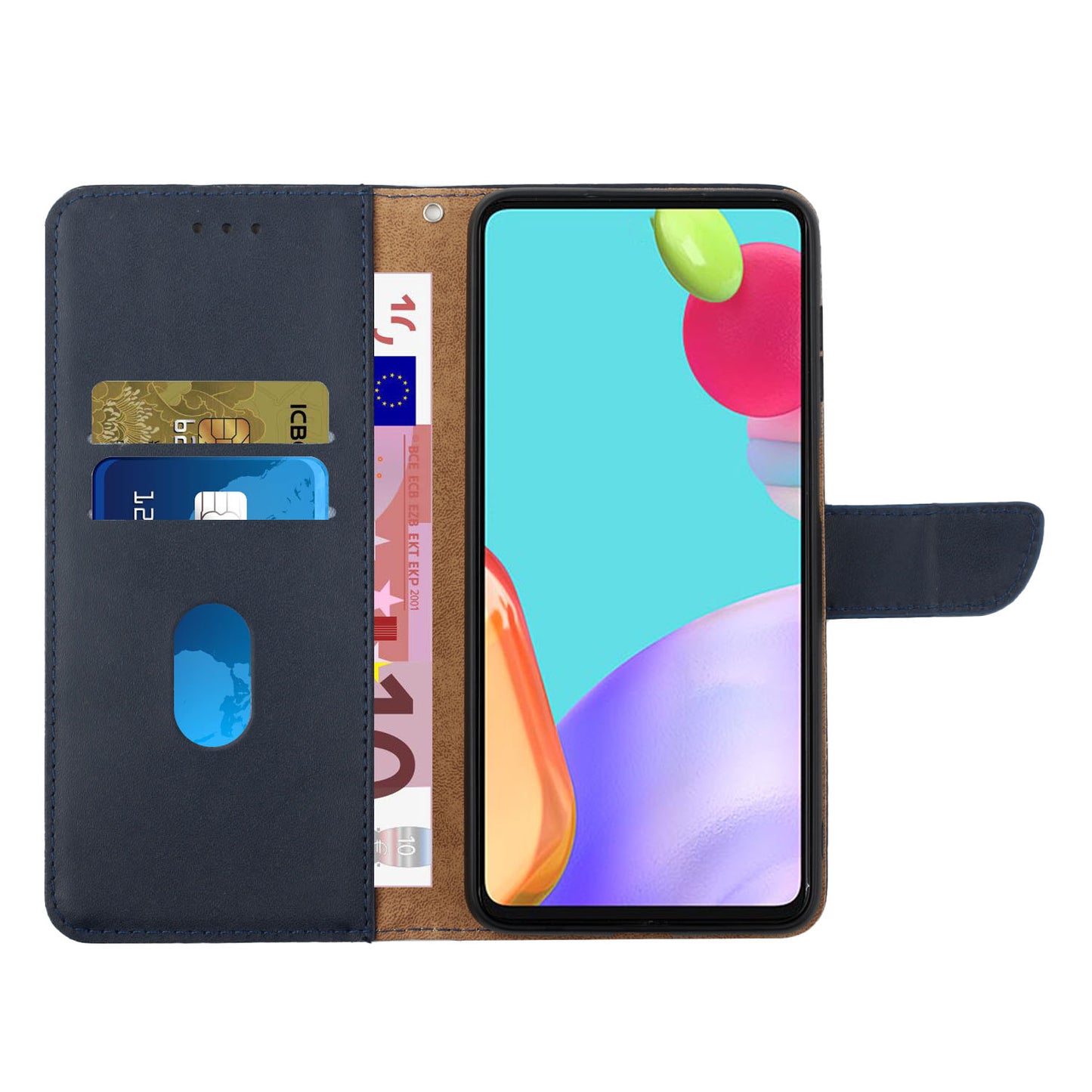 Nappa Texture Genuine Leather Drop-resistant Phone Stand Shell Wallet Case for Xiaomi Redmi Note 11 4G (MediaTek)/10 4G (2021)/10 2022 4G/10 Prime