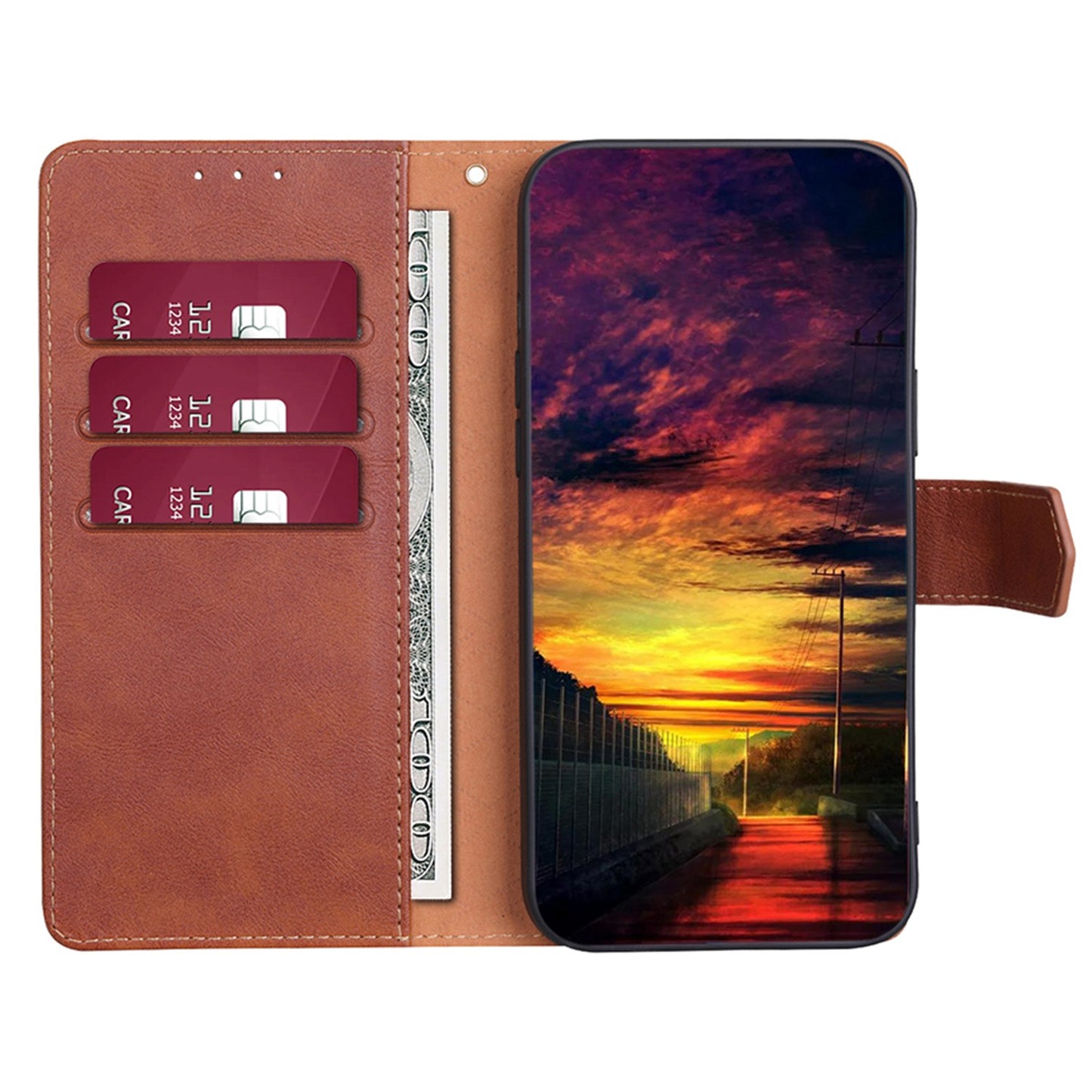 For Xiaomi Redmi K50 Gaming/Xiaomi Poco F4 GT Anti-scratch TPU+PU Leather Phone Cover with Strong Magnetic Buckle Waterproof RFID Blocking Full Protection Phone Case Wallet Stand