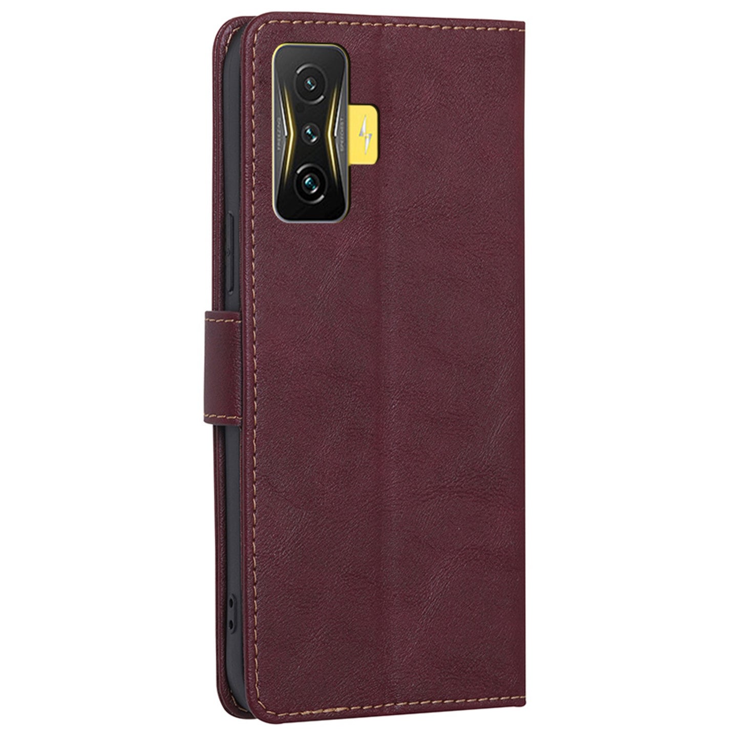 For Xiaomi Redmi K50 Gaming/Xiaomi Poco F4 GT Anti-scratch TPU+PU Leather Phone Cover with Strong Magnetic Buckle Waterproof RFID Blocking Full Protection Phone Case Wallet Stand