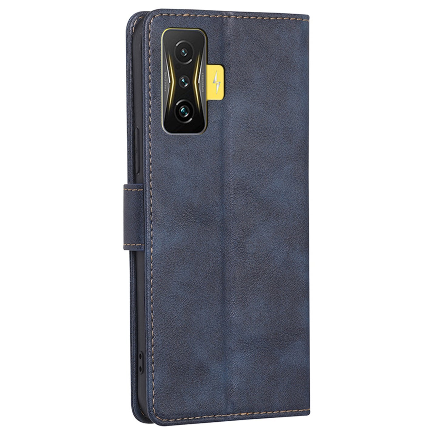 For Xiaomi Redmi K50 Gaming/Xiaomi Poco F4 GT Anti-scratch TPU+PU Leather Phone Cover with Strong Magnetic Buckle Waterproof RFID Blocking Full Protection Phone Case Wallet Stand