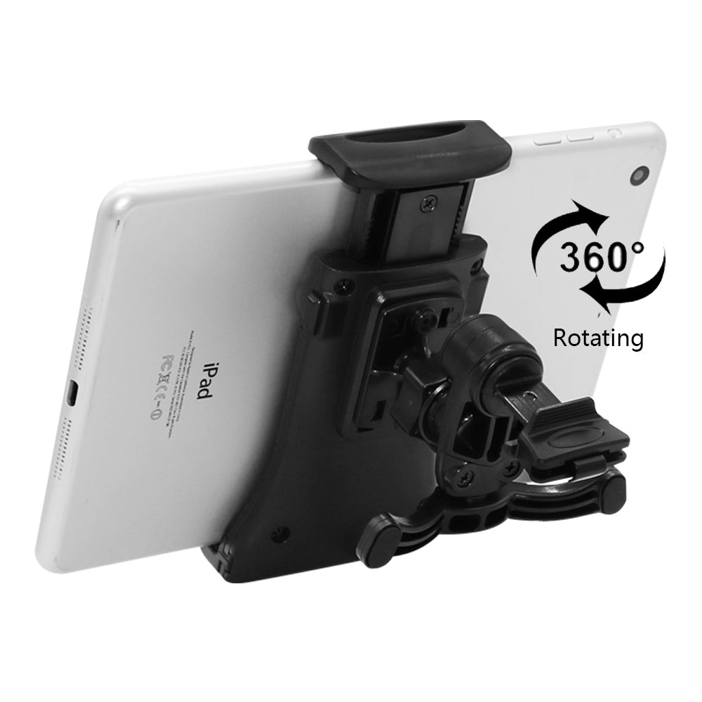 360° Rotation Car Air Vent Mount Telescopic Tablet Holder for 7-11inch Tablet