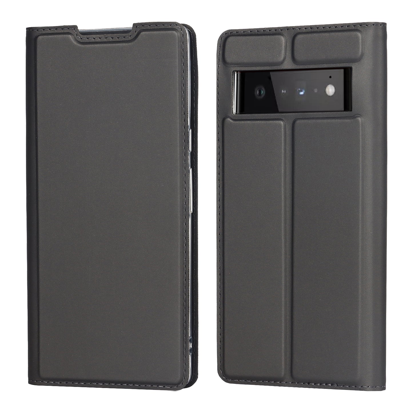 PU Leather Card Holder Design Light Slim Protective Phone Case with Stand for Google Pixel 6 Pro