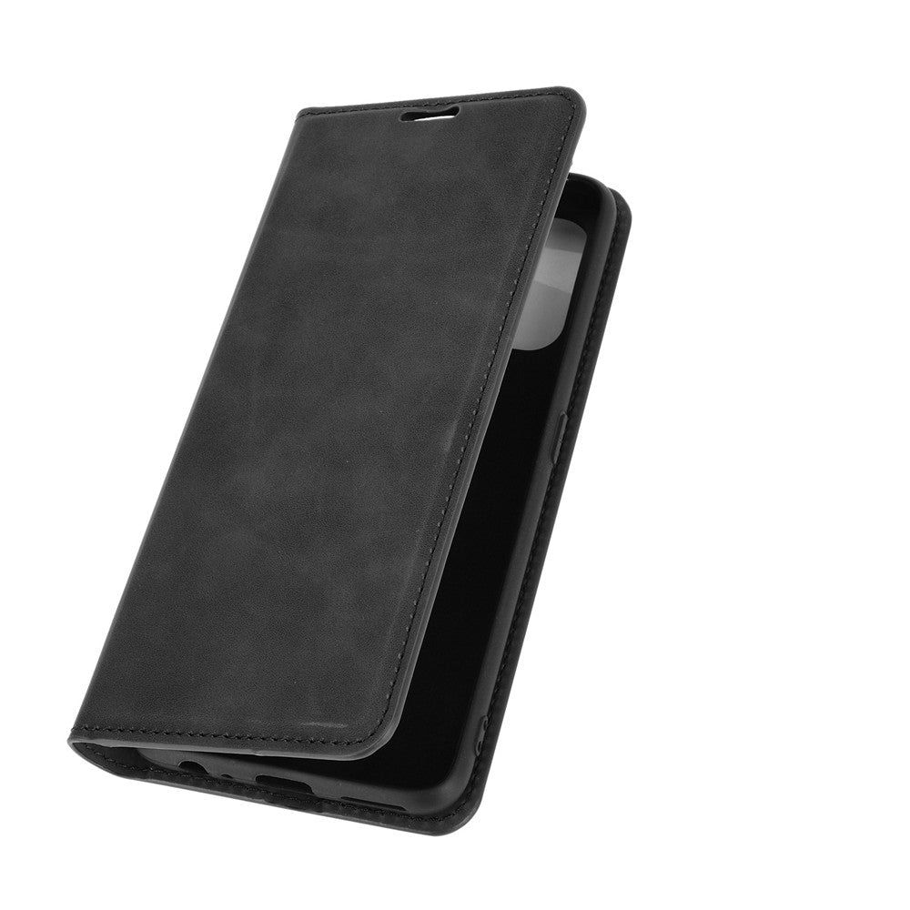 Strong Absorption Skin-Touch Leather Flip Phone Cover Case for Realme 7 Pro