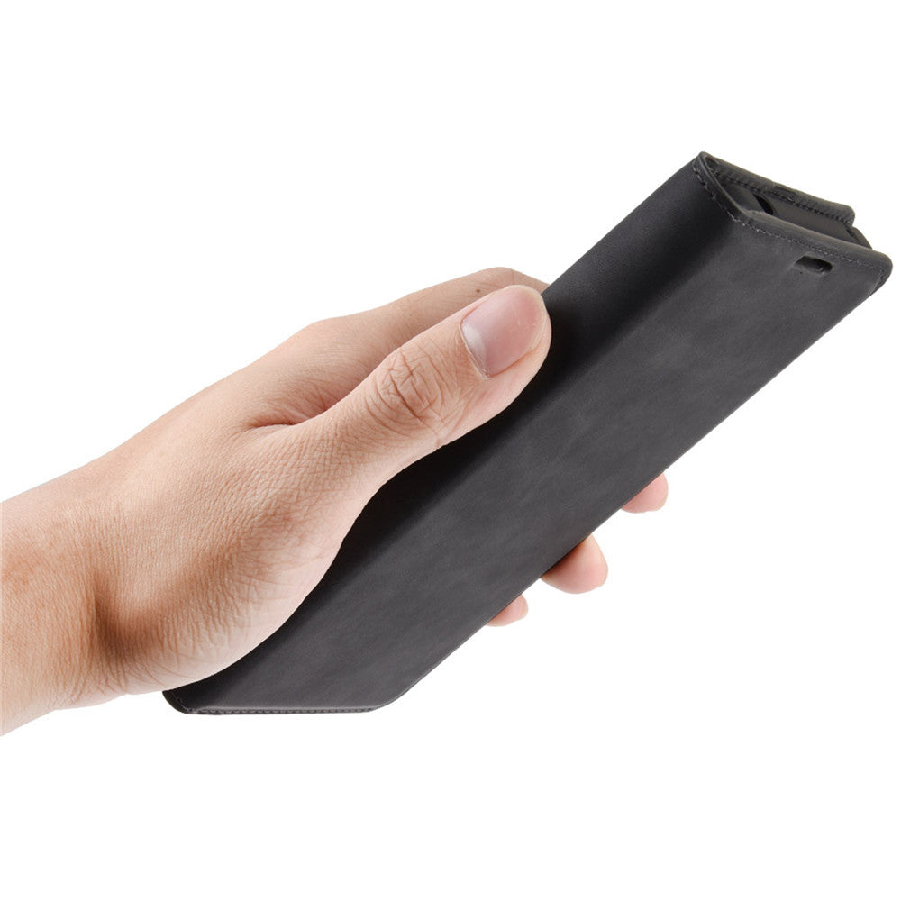 Strong Absorption Skin-Touch Leather Flip Phone Cover Case for Realme 7 Pro