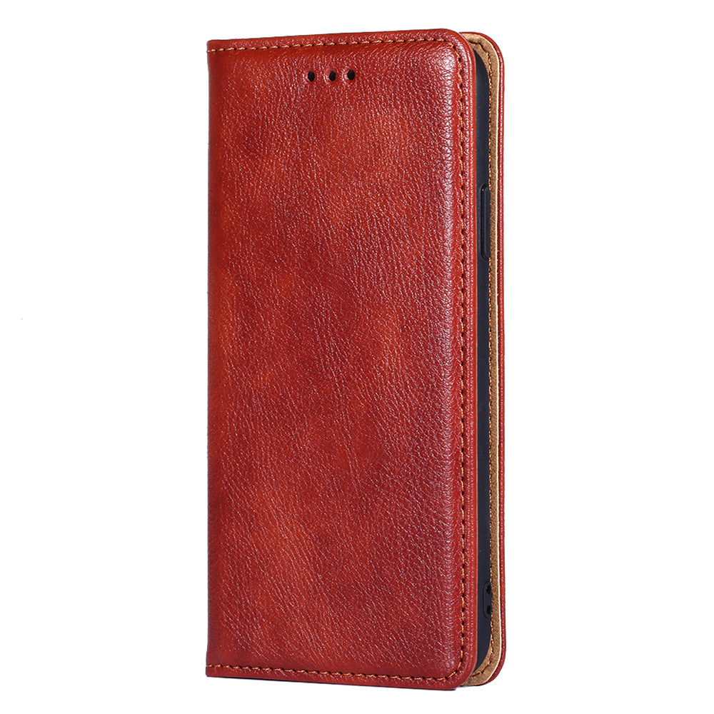 Wallet PU Leather Cover for Oppo Find X5 Lite, Stand Function Magnetic Auto-absorbed Phone Case