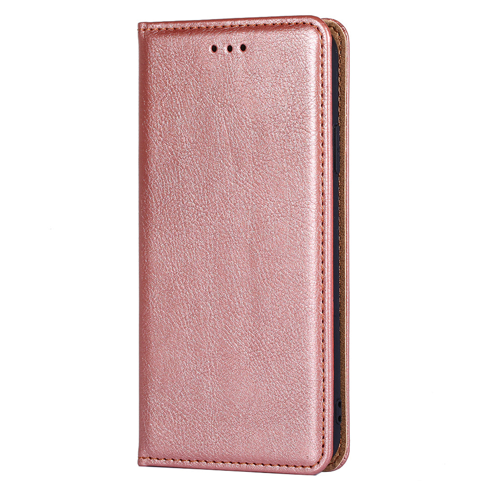 Wallet PU Leather Cover for Oppo Find X5 Lite, Stand Function Magnetic Auto-absorbed Phone Case