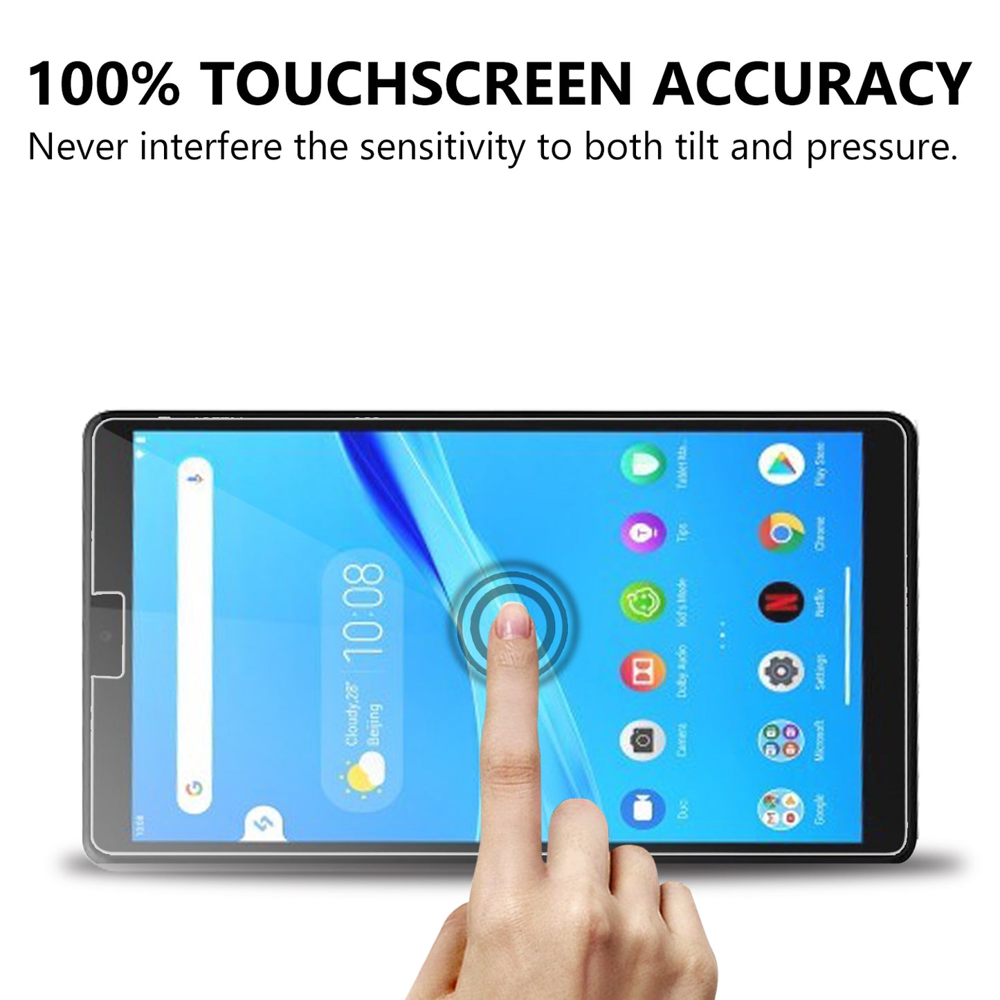 Tempered Glass Screen Protector Film Cover for Lenovo Tab M7 (2nd Gen) TB-7305F / (3rd Gen)