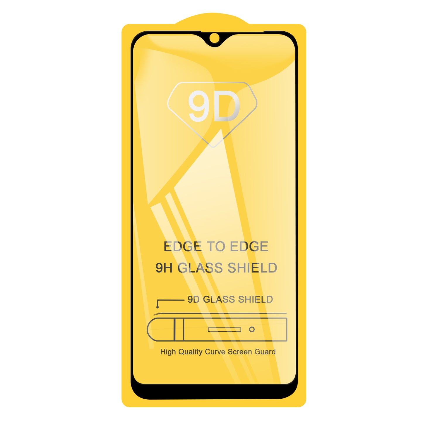 9D Full Covering Tempered Glass Screen Protector for Samsung Galaxy A10e