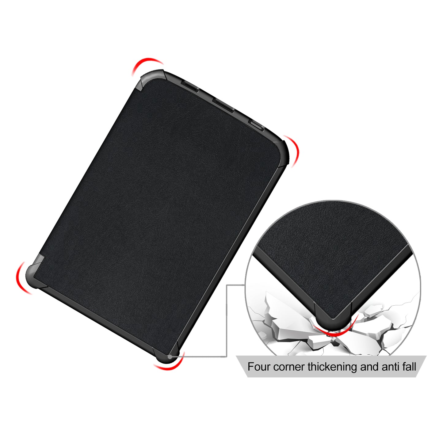 Universal Solid Color Leather Tablet Protective Case for PocketBook 616/627/632/632 Plus