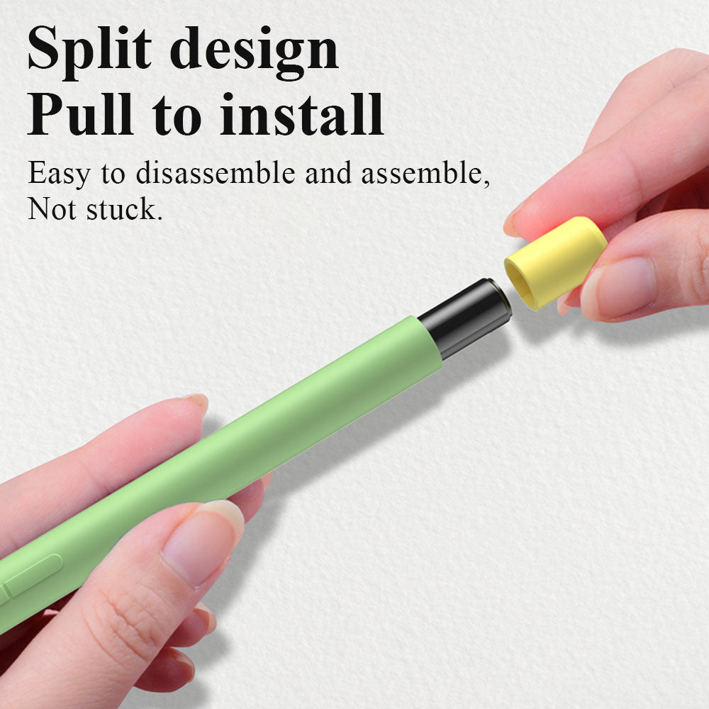 For Xiaomi Inspired Stylus Anti-Slip Case Liquid Silicone Holder Sleeve Skin Cover with Pen Cap