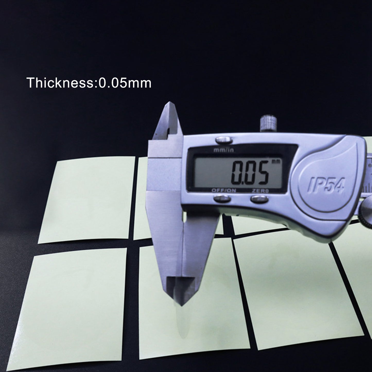 100Pcs/Pack Transparent Adhesive Replacement PVC Sticker Pad Film for Mount Magnetic Plate