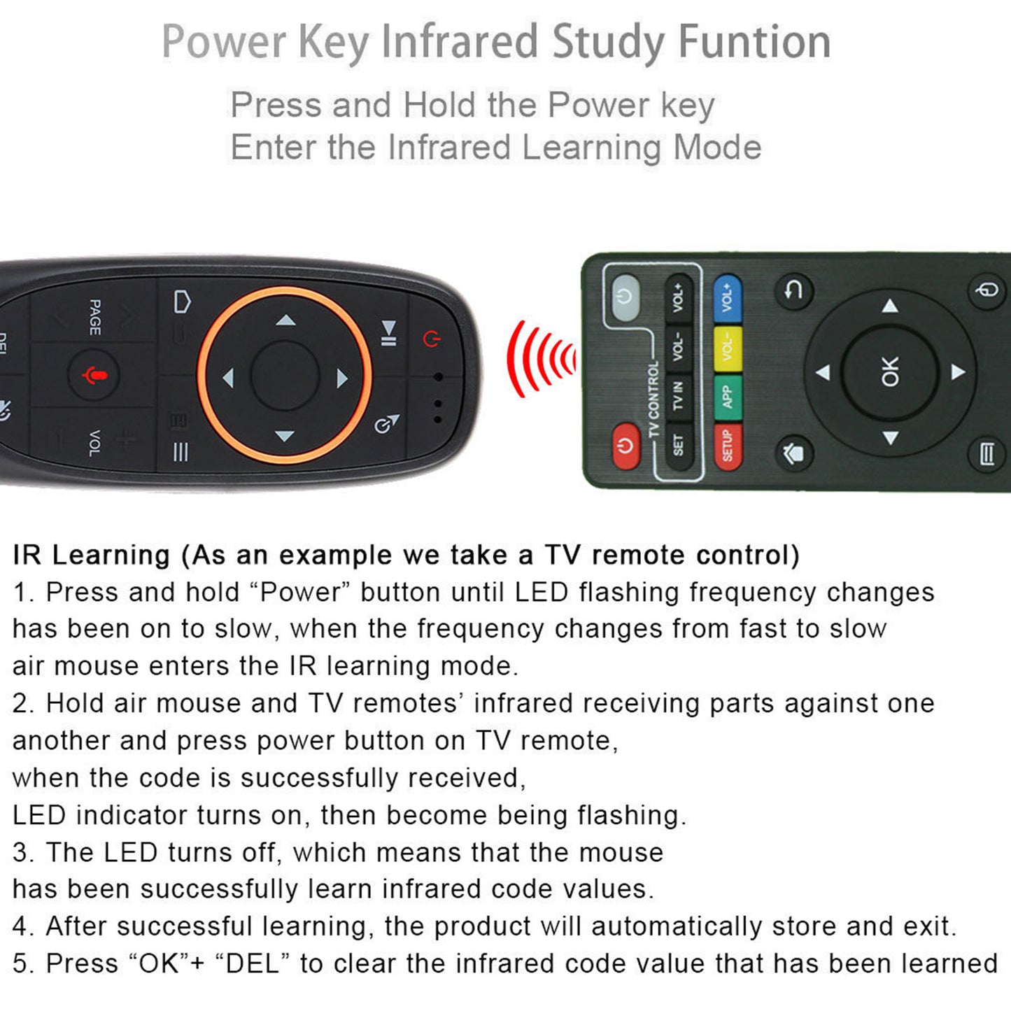 G10 2.4GHz Wireless Mouse Remote Controller Voice Control Device for Laptop PC Android TV Box
