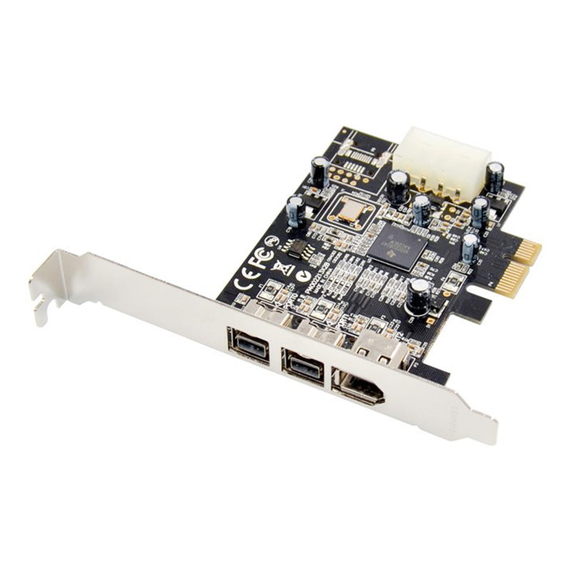 PCI-E X1 FireWire TI XIO2213A 3-Port 1394 (2B+1A) Video Capture Card