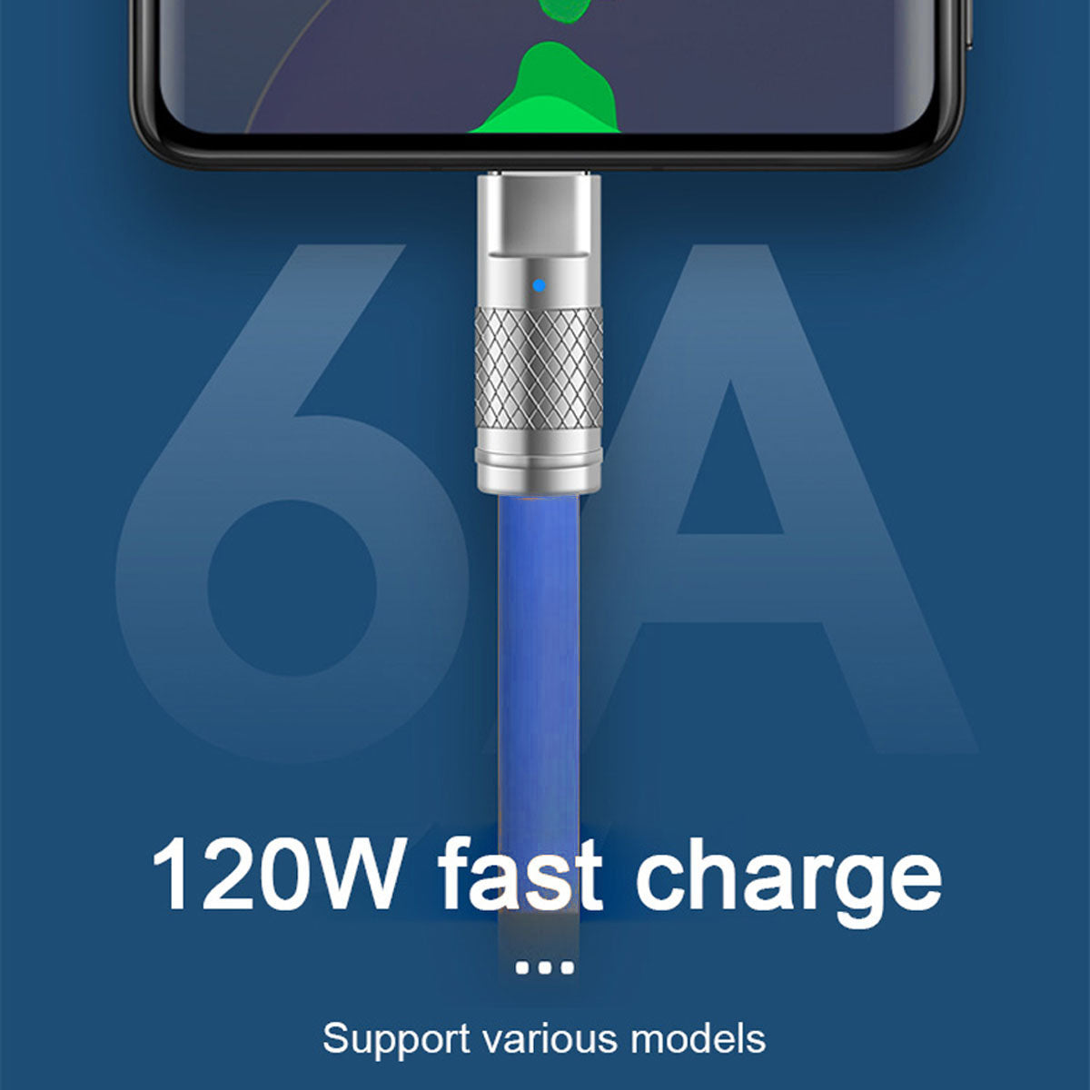 UC-003-0R-2.0M 2m USB Type C to USB-C 120W Fast Charge Cord Ultra Soft Liquid Silicone Data Cable