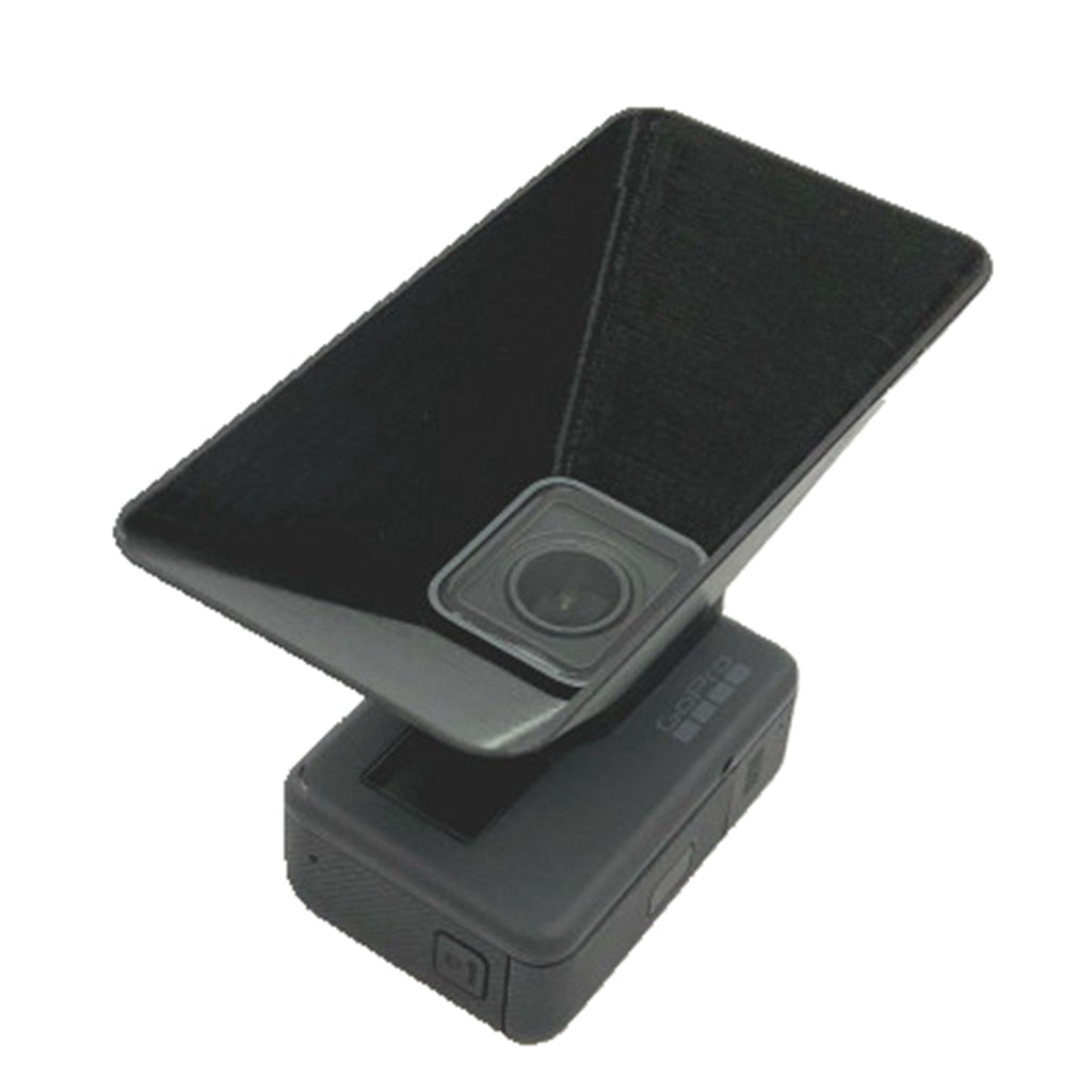 AT1169 Anti-glare Lens Hood Camera Bayonet Square Lens Hood (L Size) for GoPro Hero 5 6 7 Black Action Camera