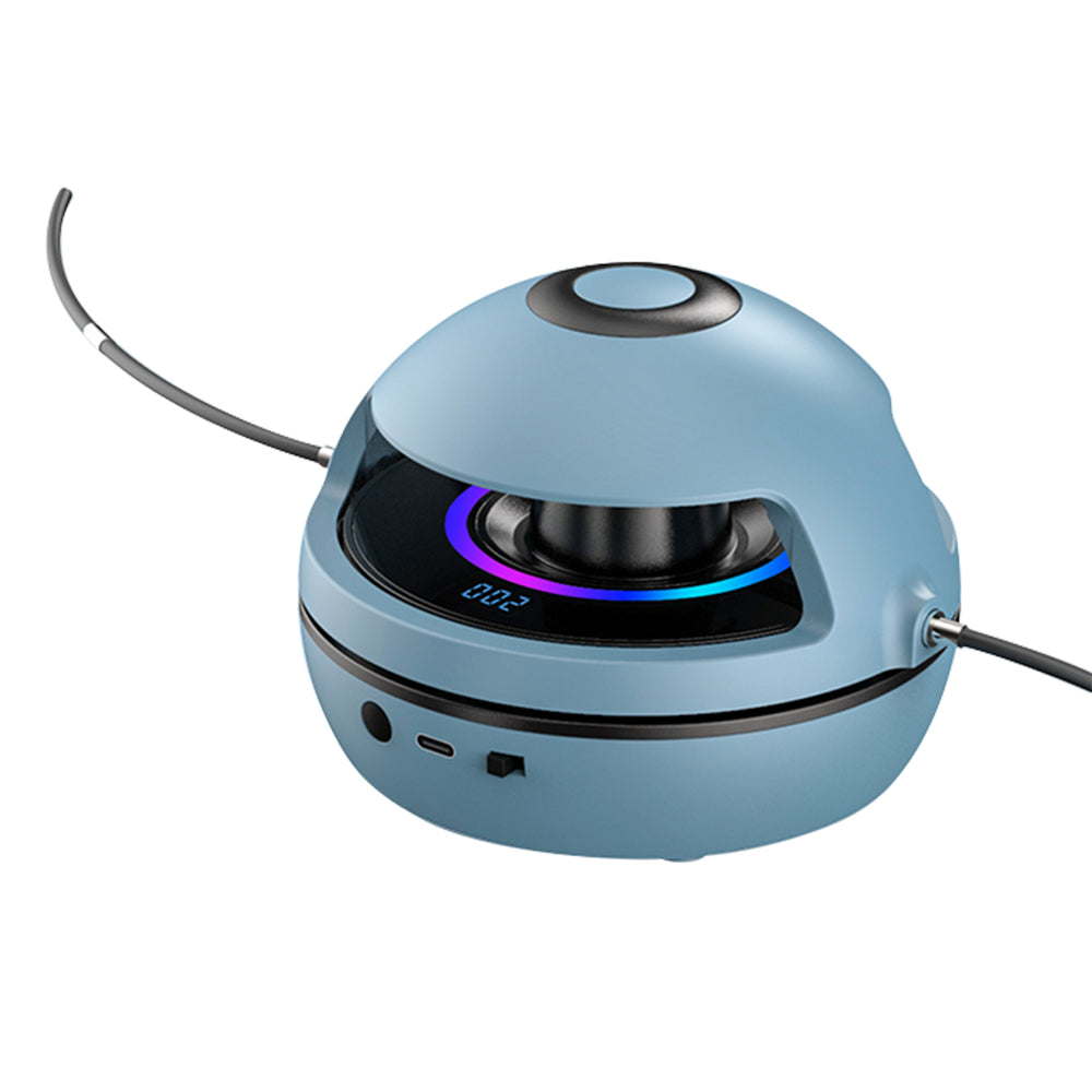 002 Automatic Electric Skipping Rope Machine LED Light Bluetooth Music Smart Electronic Counting Jump Rope Machine