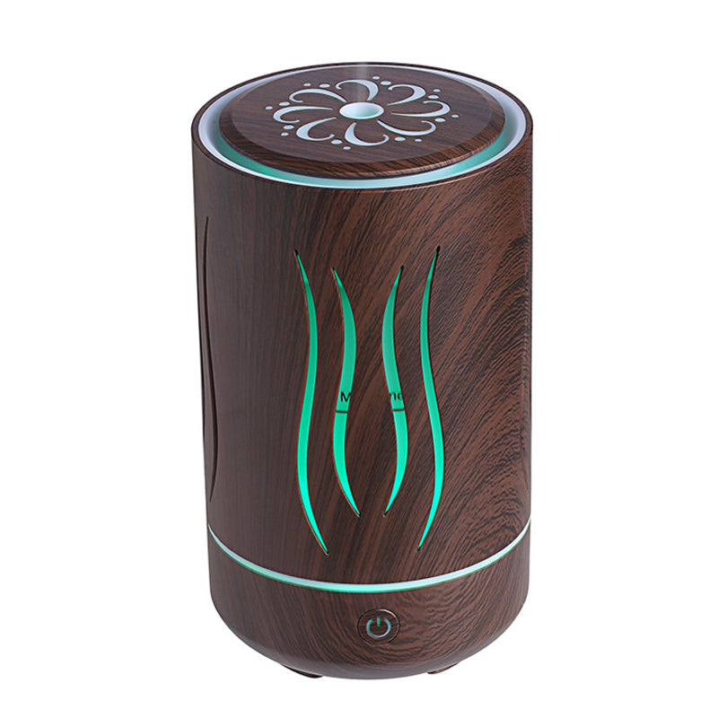DC 5V Wood Grain 230ml Mechanical Humidifier Mute Mist Maker Essential Oil Aroma Diffuser