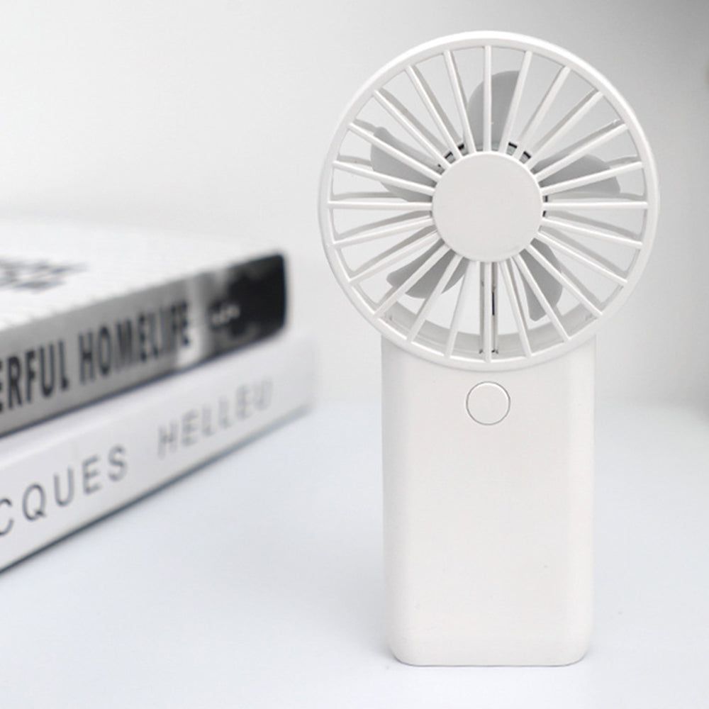 802 Mini Handheld Fan for Travel Home Office 2 Wind Speeds Adjustable Portable USB Fan