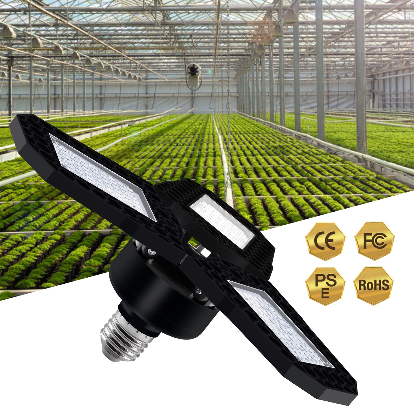 144 LEDs Greenhouse Hydroponic System SMD 2835 E27 Plant Growth Lamp Indoor Plant Light