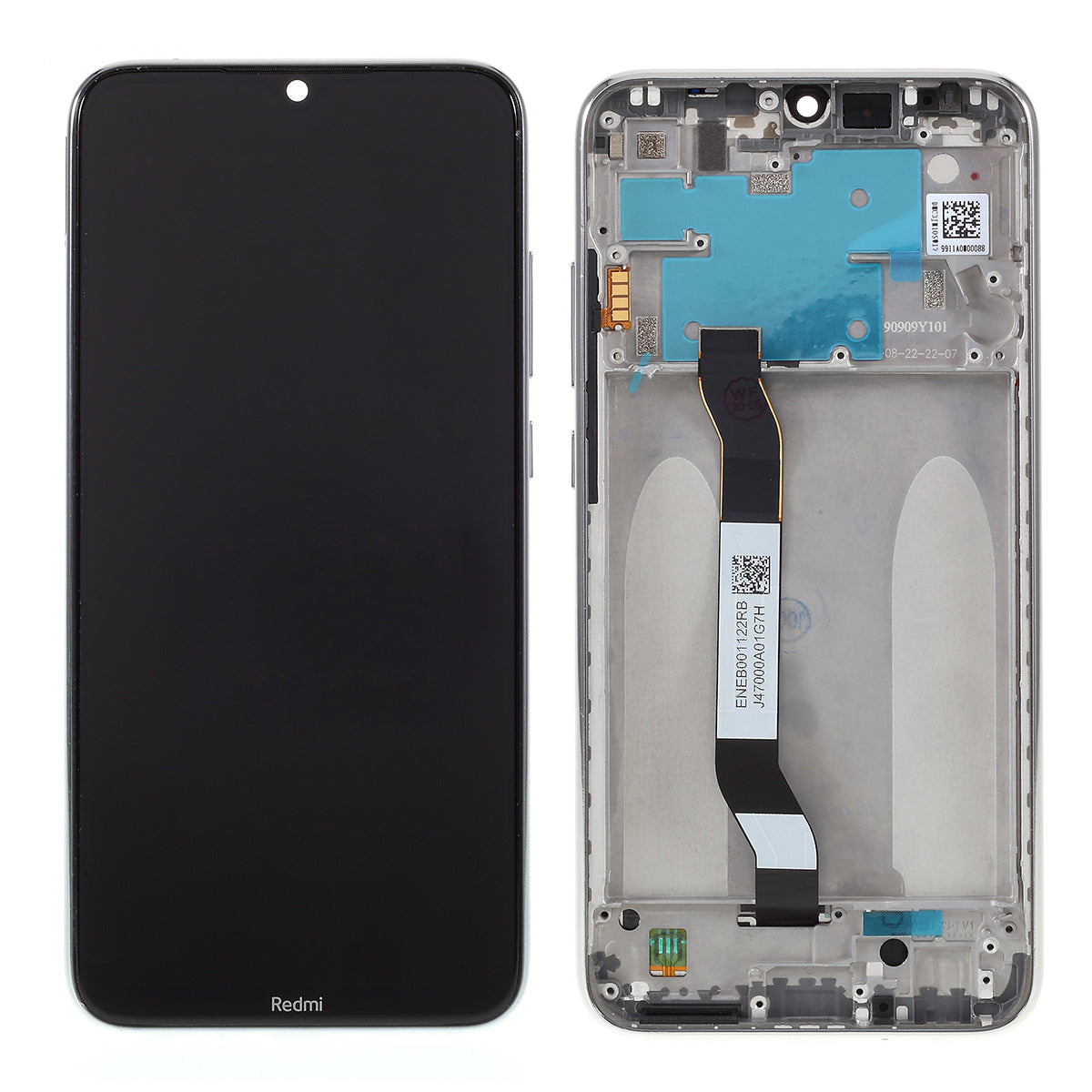 OEM LCD Screen and Digitizer Assembly with Front Housing for Xiaomi Redmi Note 8