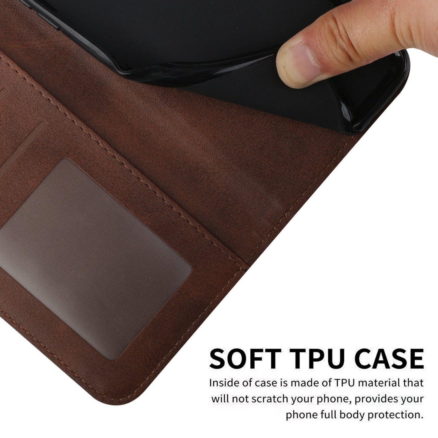 For Xiaomi Poco M4 5G Mobile Phone Case Bag Simple Style Imprinted Stitching Stand PU Leather Phone Cover Wallet with Strap