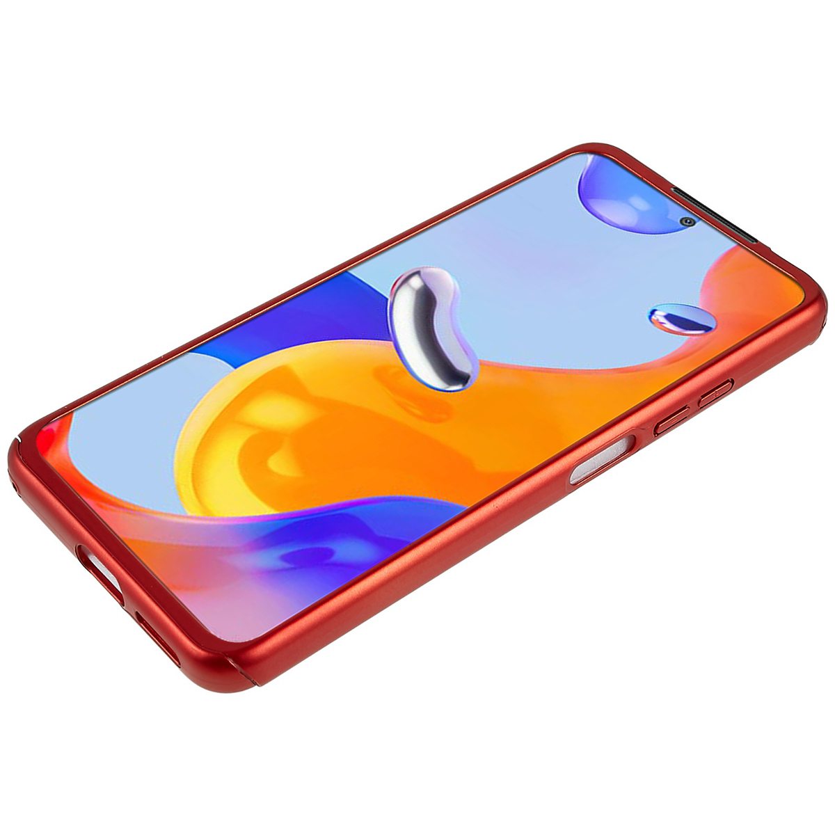 For Xiaomi Redmi Note 11 Pro 4G (MediaTek)  /  Note 11 Pro 5G (Qualcomm)  /  Note 11 Pro+ 5G Phone Case Shockproof Slim Cover with Tempered Glass Screen Protector
