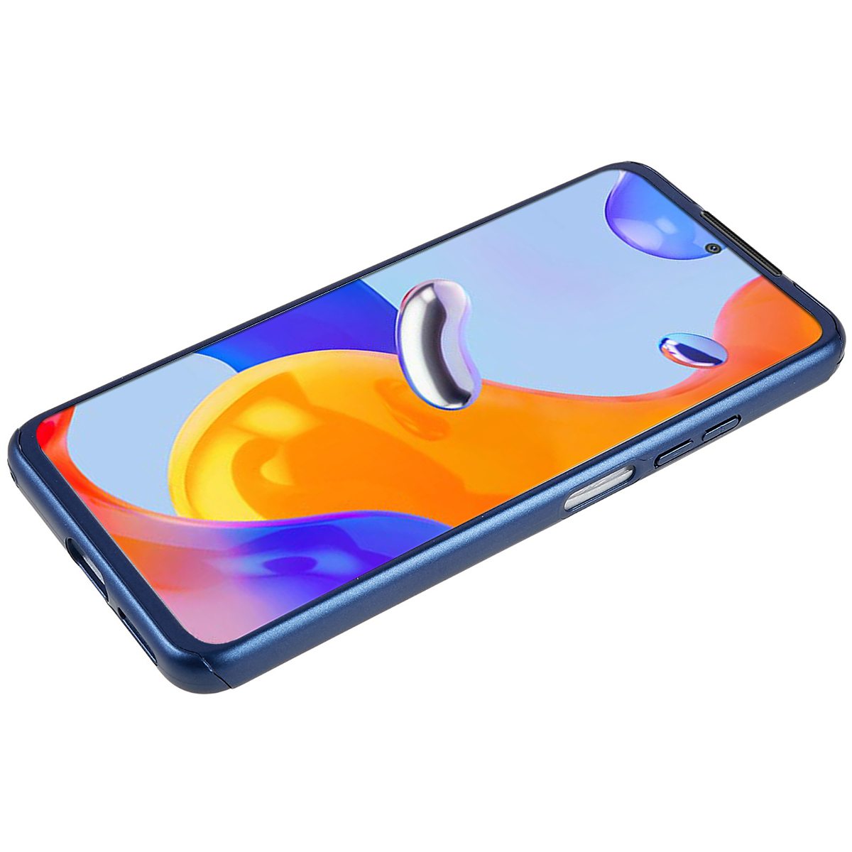 For Xiaomi Redmi Note 11 Pro 4G (MediaTek)  /  Note 11 Pro 5G (Qualcomm)  /  Note 11 Pro+ 5G Phone Case Shockproof Slim Cover with Tempered Glass Screen Protector