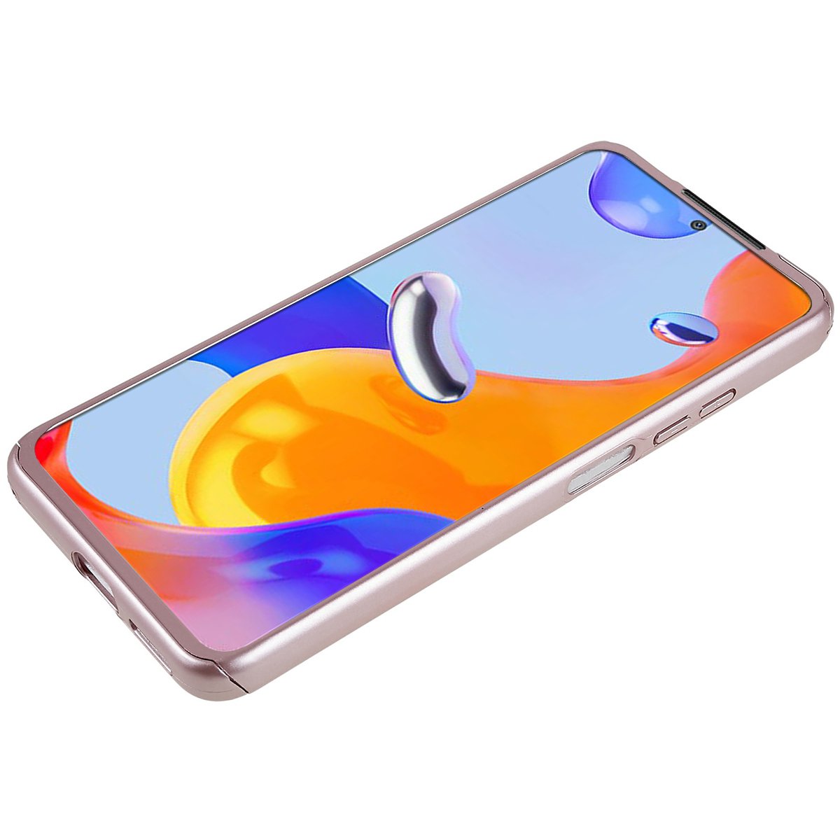 For Xiaomi Redmi Note 11 Pro 4G (MediaTek)  /  Note 11 Pro 5G (Qualcomm)  /  Note 11 Pro+ 5G Phone Case Shockproof Slim Cover with Tempered Glass Screen Protector